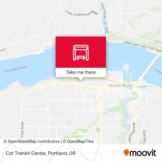 Cat Transit Center map