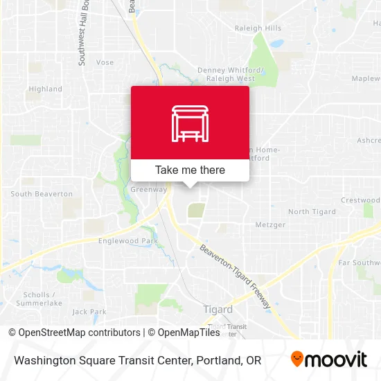 Mapa de Washington Square Transit Center