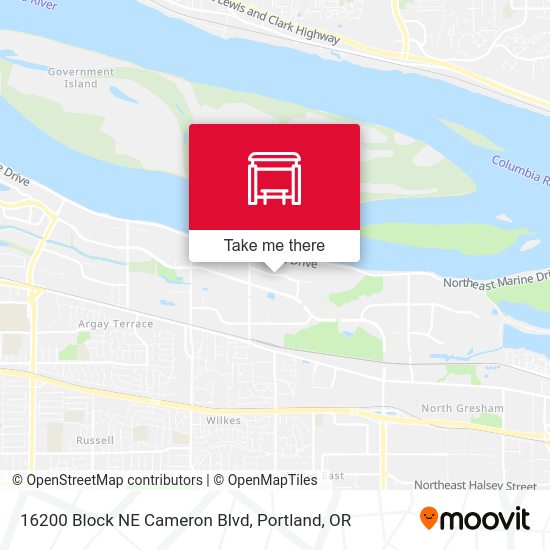 16200 Block NE Cameron Blvd map