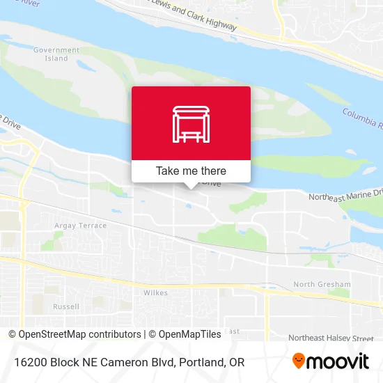 16200 Block NE Cameron Blvd map