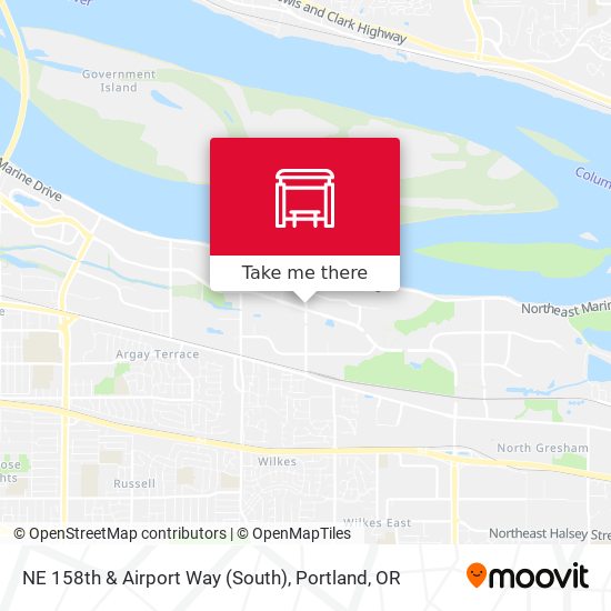 NE 158th & Airport Way (South) map