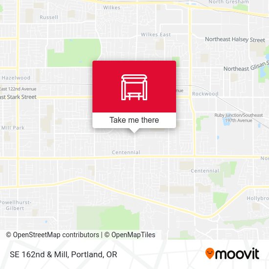 Mapa de SE 162nd & Mill