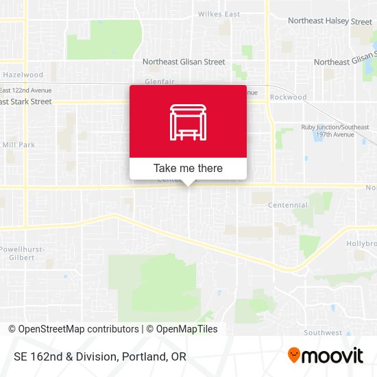 Mapa de SE 162nd & Division