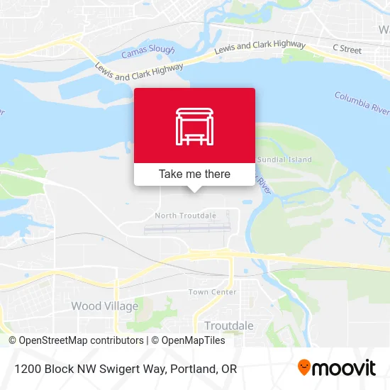 Mapa de 1200 Block NW Swigert Way