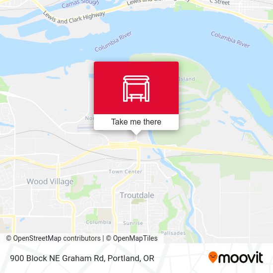 Mapa de 900 Block NE Graham Rd
