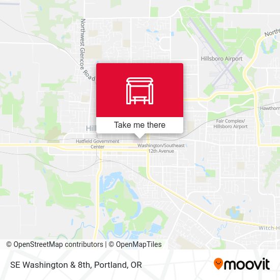 SE Washington & 8th map