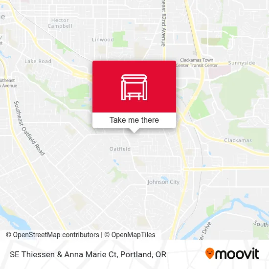 SE Thiessen & Anna Marie Ct map