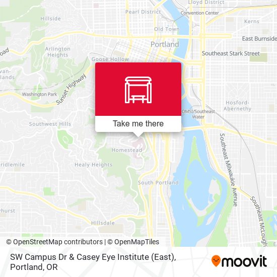 Mapa de SW Campus Dr & Casey Eye Institute (East)