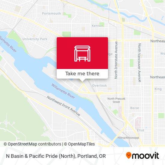 Mapa de N Basin & Pacific Pride (North)