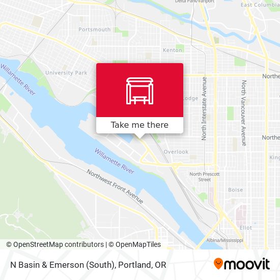 N Basin & Emerson (South) map