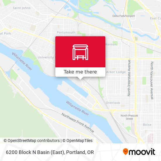 6200 Block N Basin (East) map