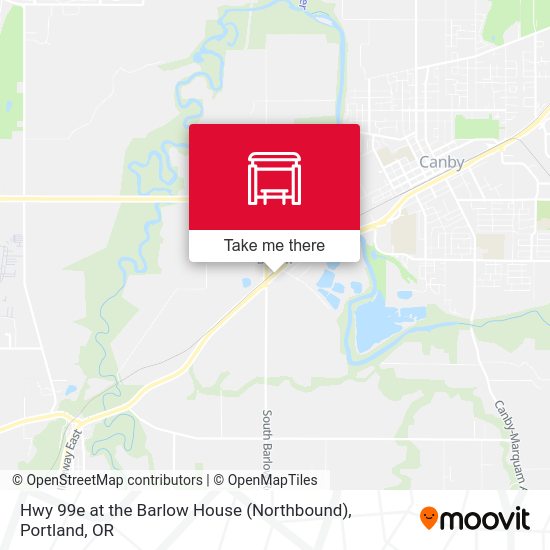 Mapa de Hwy 99e at the Barlow House (Northbound)
