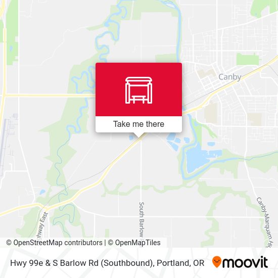 Mapa de Hwy 99e & S Barlow Rd (Southbound)