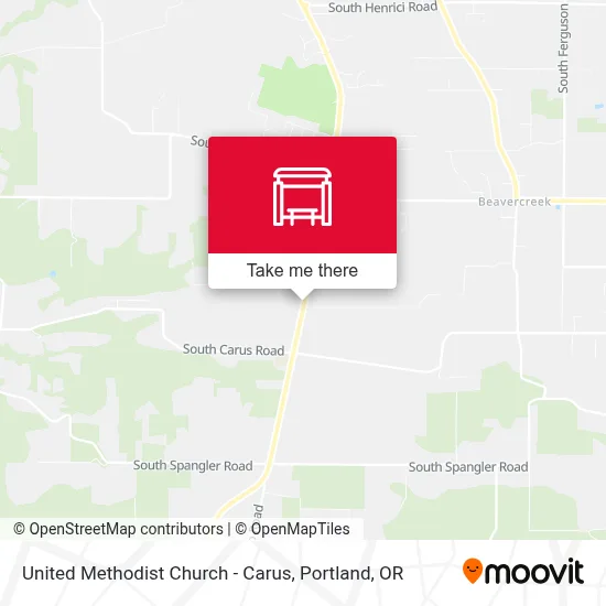 United Methodist Church - Carus map