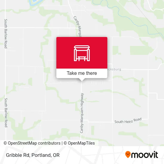 Gribble Rd map