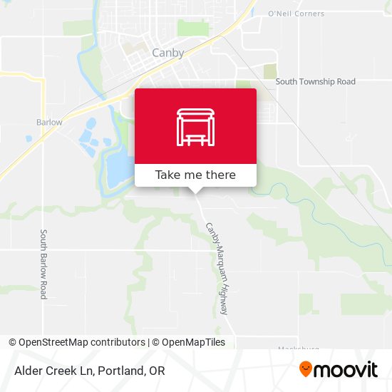 Mapa de Alder Creek Ln