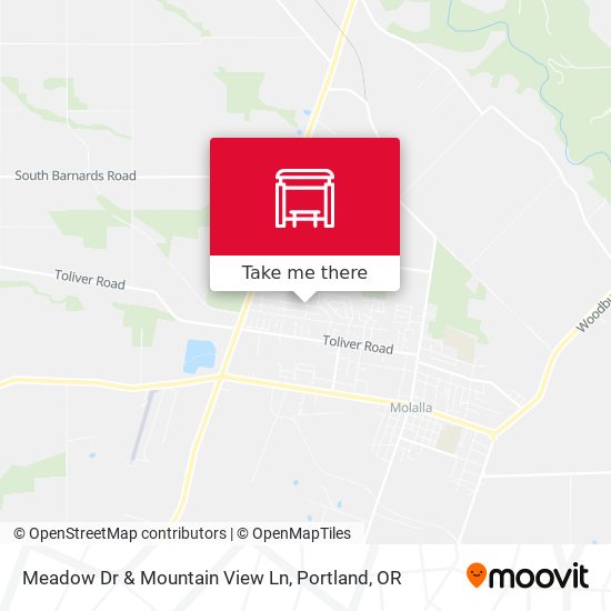 Meadow Dr & Mountain View Ln map