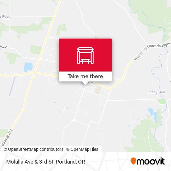Mapa de Molalla Ave & 3rd St