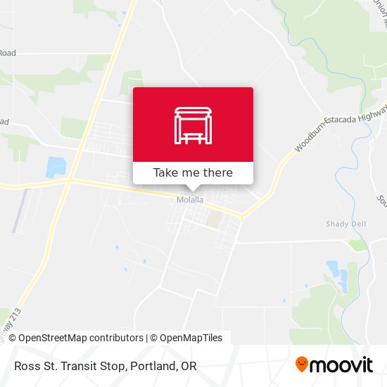 Ross St. Transit Stop map