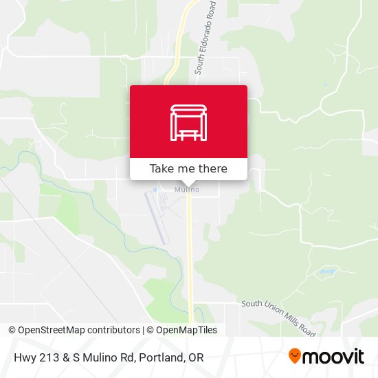 Mapa de Hwy 213 & S Mulino Rd