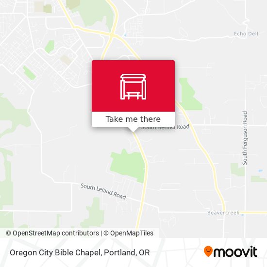 Oregon City Bible Chapel map