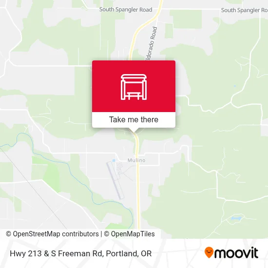 Hwy 213 & S Freeman Rd map