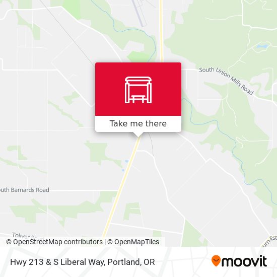 Hwy 213 & S Liberal Way map