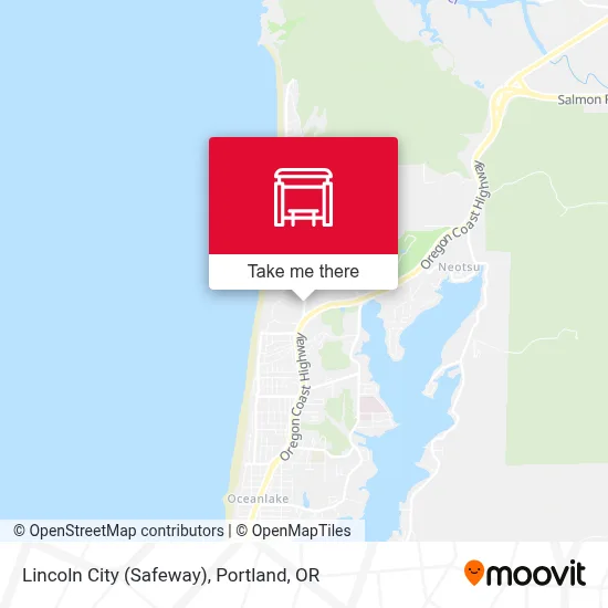 Lincoln City (Safeway) map