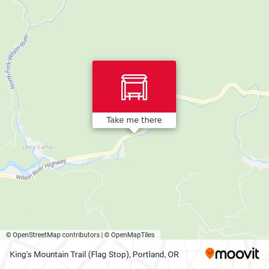 King's Mountain Trail (Flag Stop) map