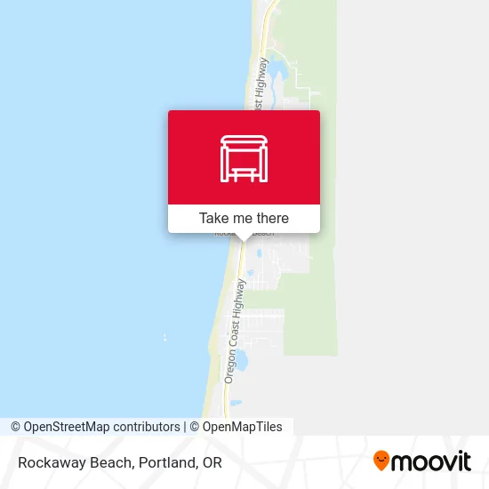 Rockaway Beach map