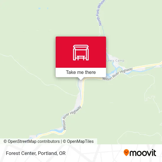 Forest Center map