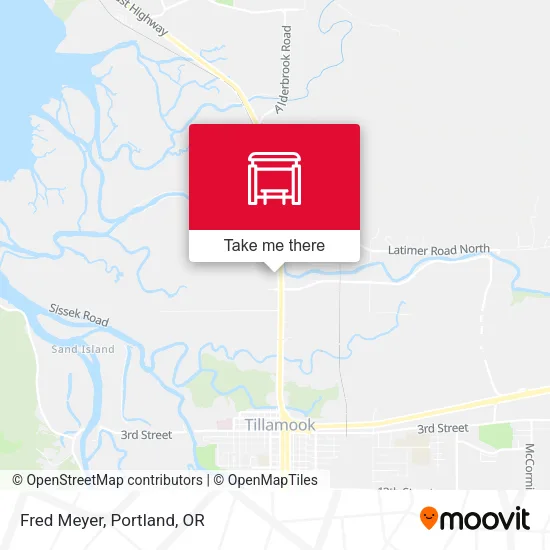 Mapa de Fred Meyer