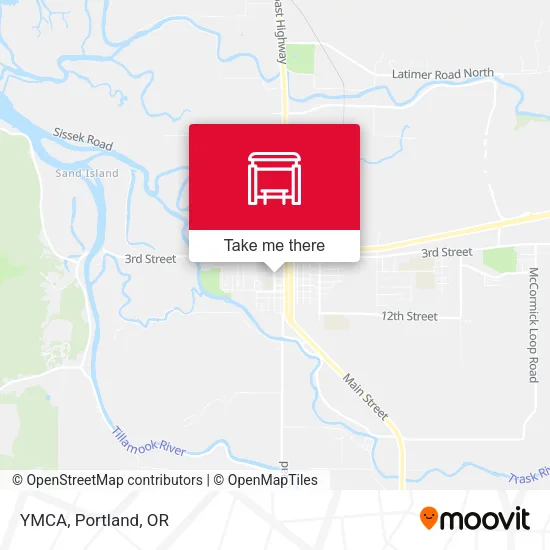 YMCA map