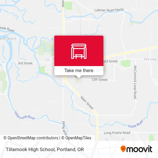 Tillamook High School map