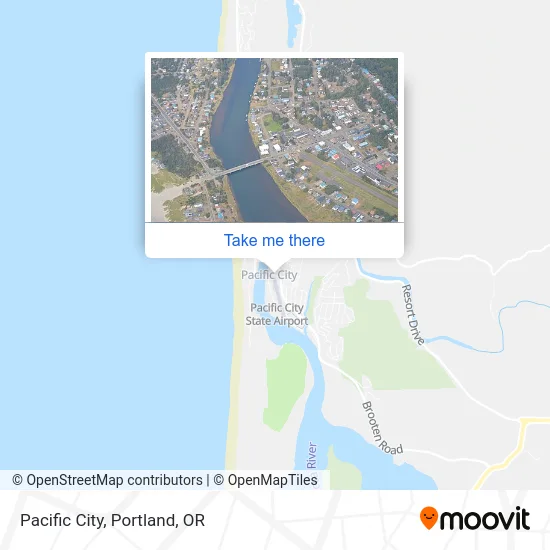 Pacific City map