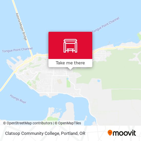 Mapa de Clatsop Community College