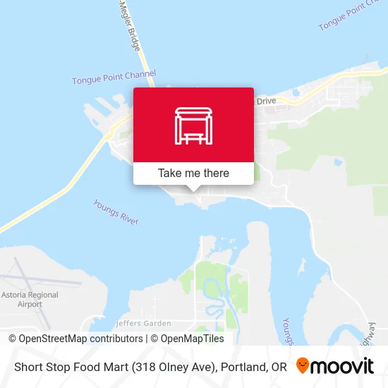Mapa de Short Stop Food Mart (318 Olney Ave)