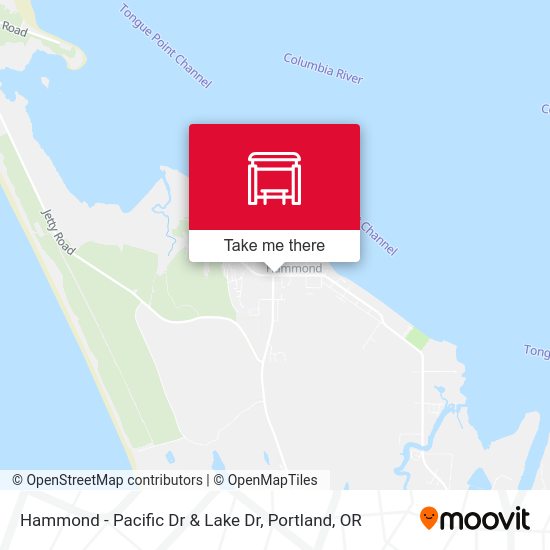 Mapa de Hammond - Pacific Dr & Lake Dr