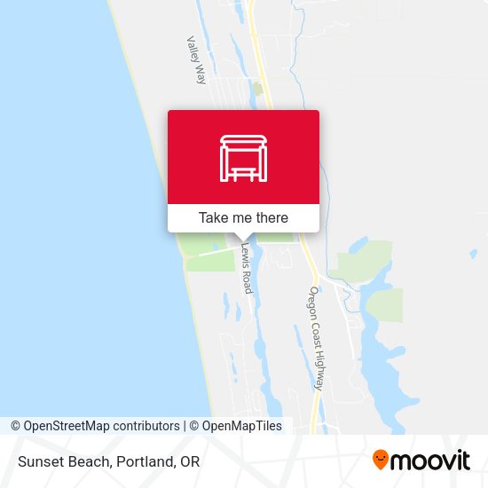 Sunset Beach map