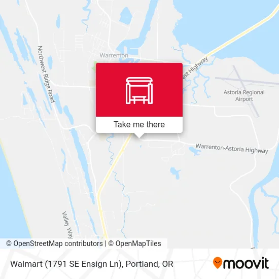 Mapa de Walmart (1791 SE Ensign Ln)