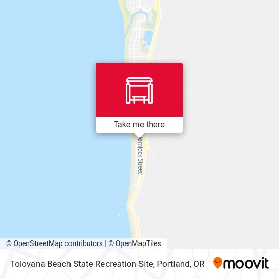 Mapa de Tolovana Beach State Recreation Site