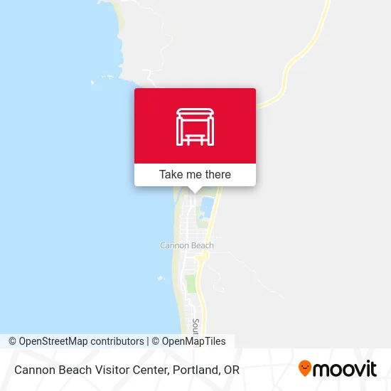 Cannon Beach Visitor Center map