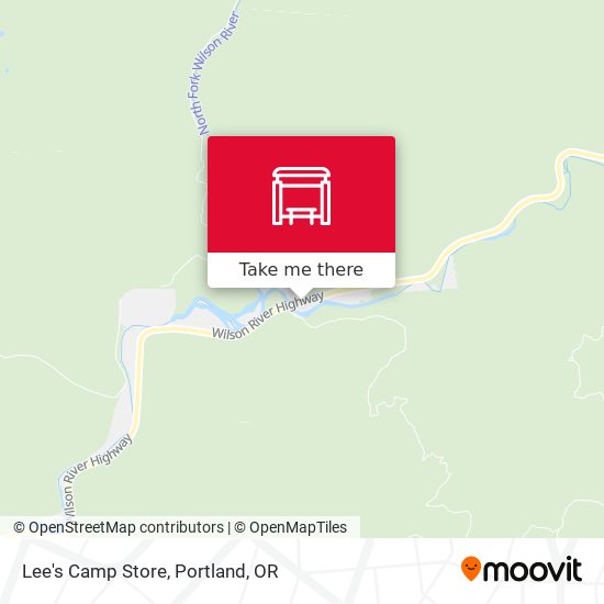 Lee's Camp Store map