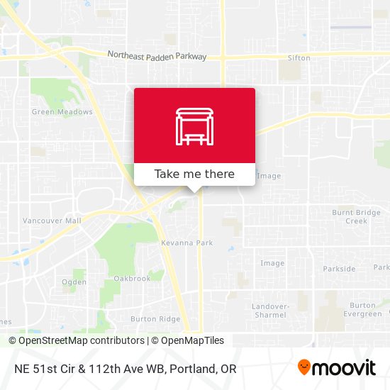 NE 51st Cir & 112th Ave WB map