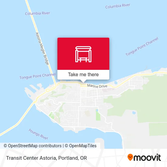 Mapa de Transit Center Astoria