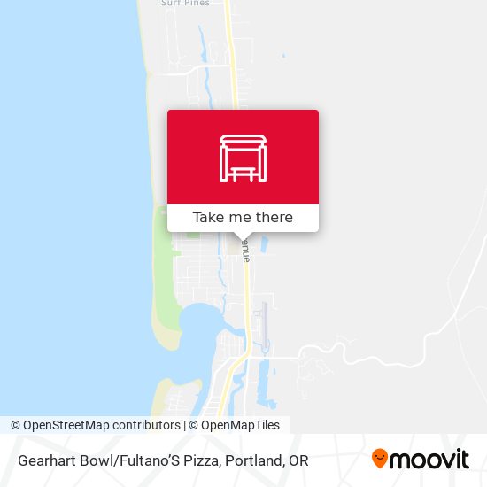 Mapa de Gearhart Bowl/Fultano’S Pizza