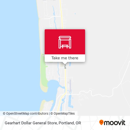 Mapa de Gearhart Dollar General Store