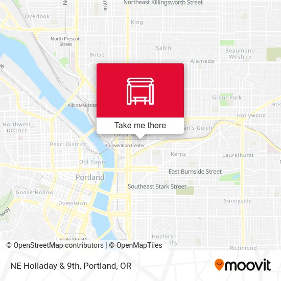 Mapa de NE Holladay & 9th