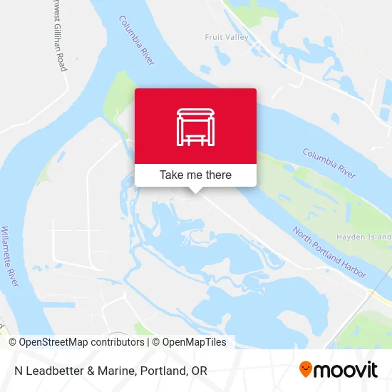 N Leadbetter & Marine map