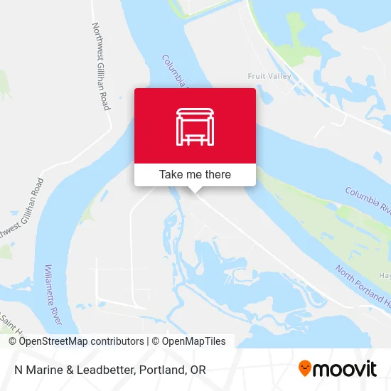 N Marine & Leadbetter map